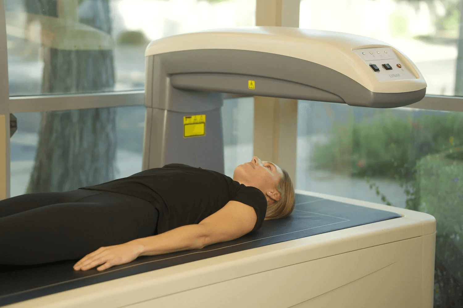 DEXA scan in progress